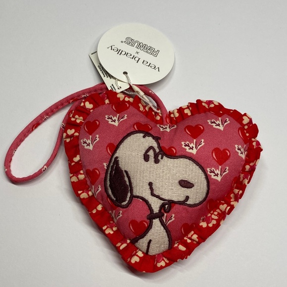 Vera Bradley Handbags - NWT Peanuts x Vera Bradley Snoopy Love Bag Charm
